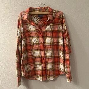 Pendleton Plaid Button‎ Up Women’s Size Medium